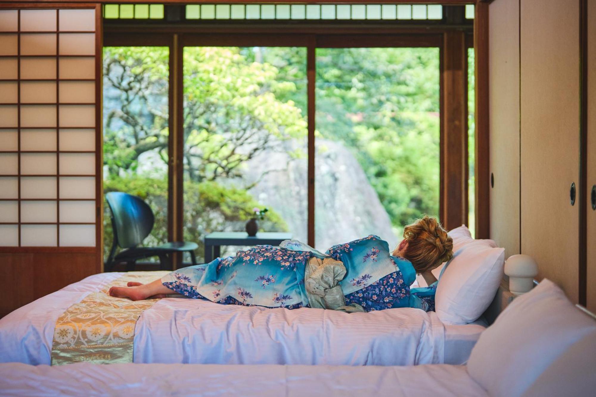 温泉付きの一軒家を借りよう Vila Beppu Exterior foto